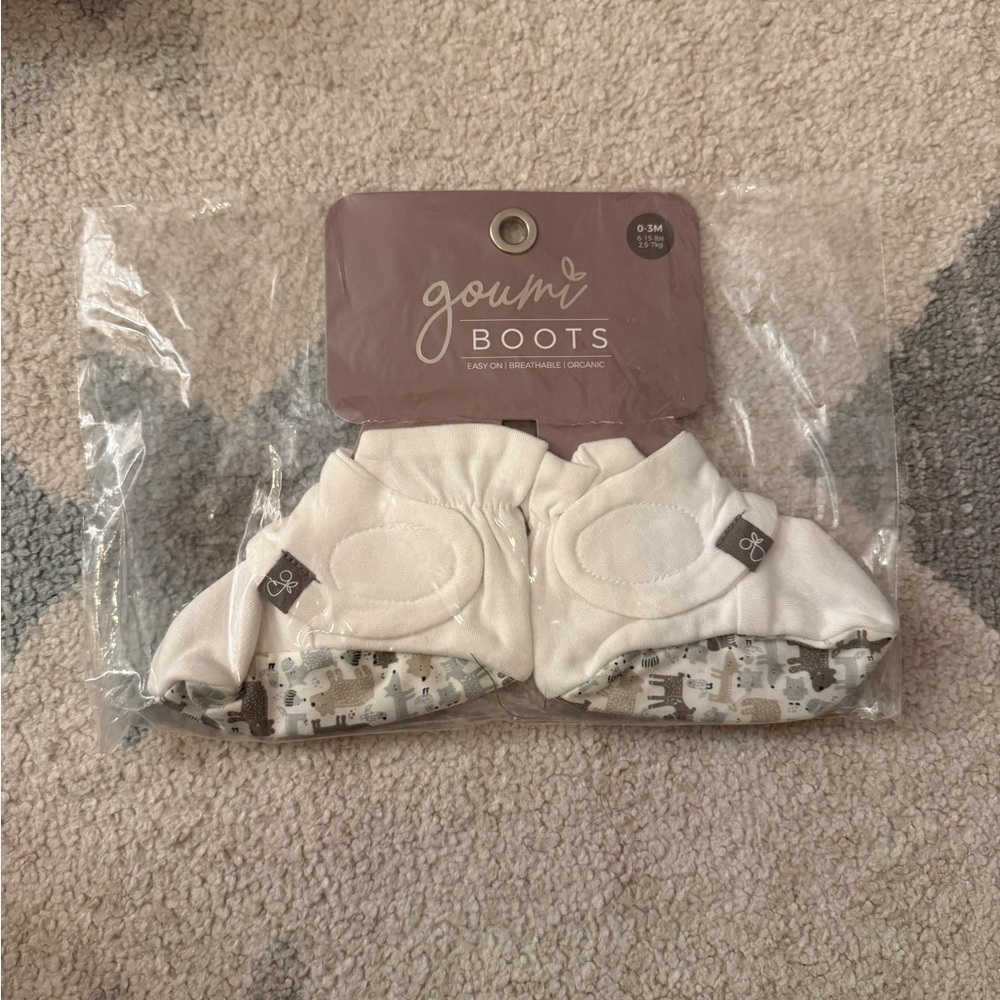 Goumi Baby Booties, 0-3 months